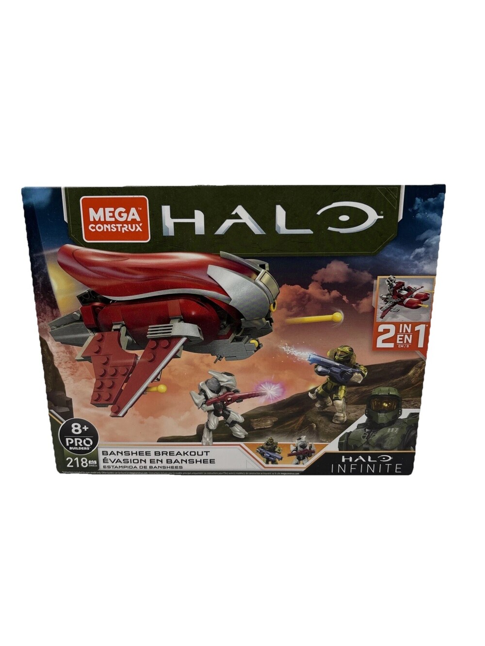 Mega Construx Halo Banshee Breakout Set GNB24 Banished Elite Spartan Recon